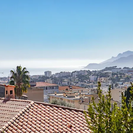 Cannes Hills Sea View Pool 6 To 8 Pers * Le Cannet