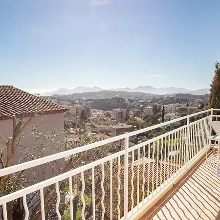 Cannes Hills Sea View Pool 6 To 8 Pers Villa *