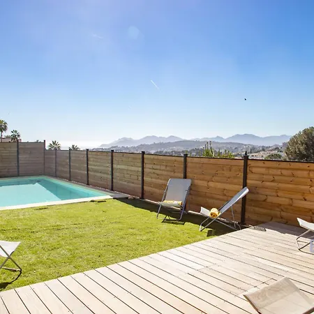 Cannes Hills Sea View Pool 6 To 8 Pers *
