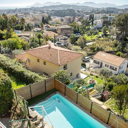 Villa Cannes Hills Sea View Pool 6 To 8 Pers